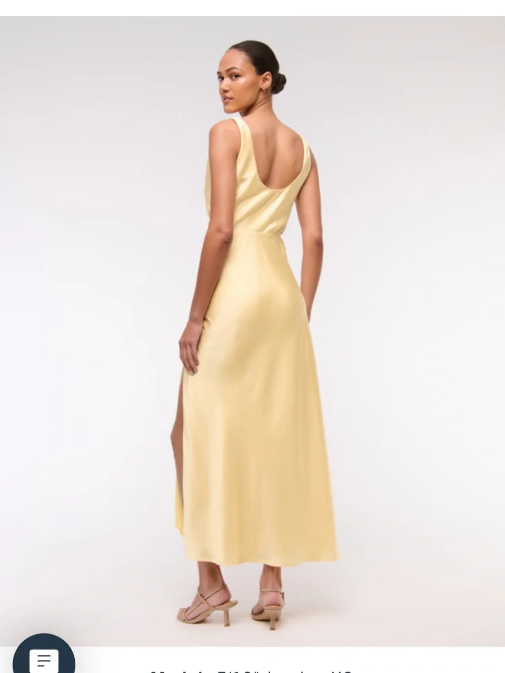A&F - Cowl Neck Draped Maxi Dress - L - NWT